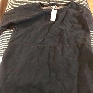 NWT Eileen Fisher denim sleeve tunic medium